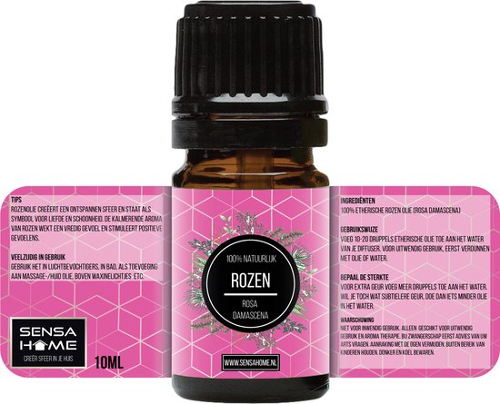 SensaHome Etherische Oliën 14 stuks - 100% puur en natuurlijk - Geschikt voor Aroma diffuser- Essentiële olie set
