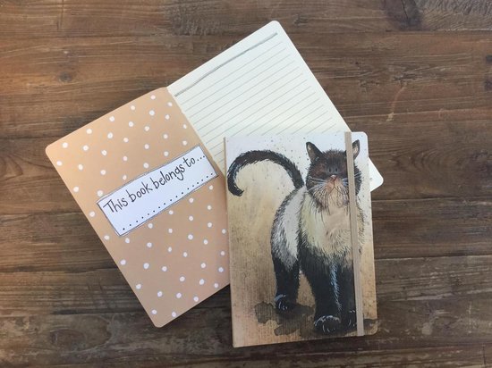 Alex Clark Large Chunky Notebook ~ A5 Softcover Notitieboek Kat Coco