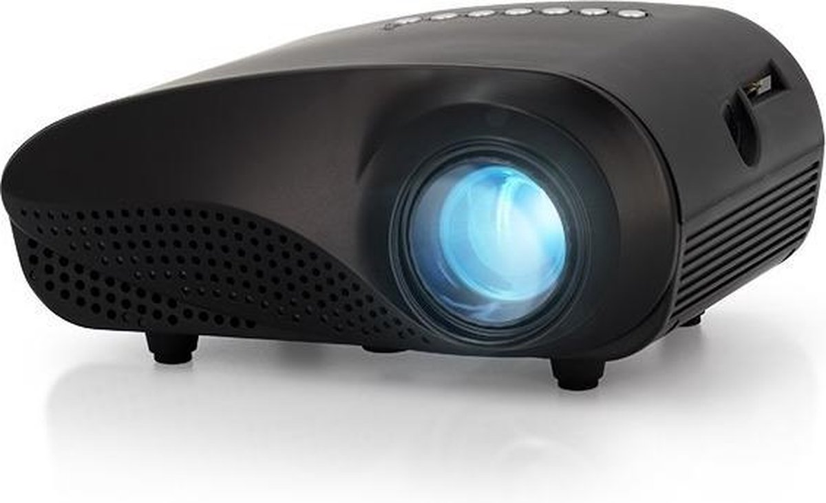 Lumeri mini beamer - mini projector - LED beamer - zwart | bol.com