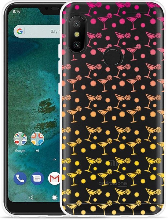 omhelzing vrijgesteld radium Xiaomi Mi A2 Lite Hoesje Cocktails | bol.com
