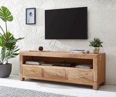 TV-meubel Indra 150 cm acacia natuur 3 laden 1 vakje