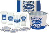 Ford Genuine Parts Bierglas Cadeau Set - 18 Delige Set
