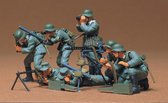 Tamiya German Machine Gun Troops (Infantry) + Ammo by Mig lijm