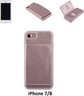 UNIQ Accessory iPhone 7-8 Kunstleer Backcover hoesje - Roze