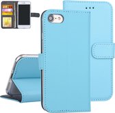 Blauw iPhone 7-8 Book Case hoesje - Pasjeshouder