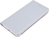 iPhone 8 Plus Book Case hoesje - Zilver - Pasjeshouder - Magneetsluiting