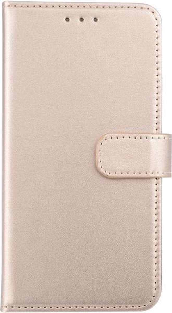 Goud hoesje voor iPhone Xs Max - Book Case - Pasjeshouder - Magneetsluiting