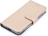 Goud hoesje Nokia 7 Plus - Book Case - Pasjeshouder - Magneetsluiting