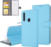 Blauw hoesje Huawei Y9 Prime (2019) Book Case - Pasjeshouder - Magneetsluiting