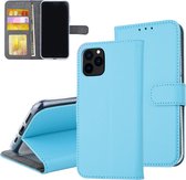 Blauw hoesje iPhone 11 Pro - Book Case - Pasjeshouder - Magneetsluiting