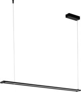 Eglo hanglamp; aluminium, staal, zwart / Kunststof, wit