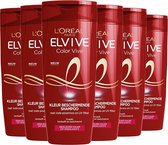 Bol.com L'Oréal Paris Elvive Color Vive 2in1 Shampoo - 6x 250ml- Voordeelverpakking aanbieding