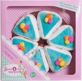 Sweet & Easy Pluche Taart 19x19cm Taart knuffel