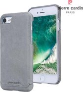 iPhone 8/7 hoesje - Pierre Cardin - Grijs - Leer