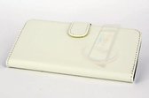 Wit hoesje voor iPhone 6-6S Plus Book Case - Pasjeshouder - Magneetsluiting