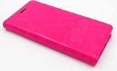 Roze hoesje voor de Huawei P9 - Book Case - Pasjeshouder - Magneetsluiting