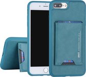 UNIQ Accessory iPhone 7-8 Plus Hard Case Backcover met pasjeshouder - Turquoise