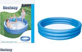Bestway -  Zwembad - 152 x 30 cm - Opblaas - 3 ringen - 282 liter  - Blauw - Zwembad - Rond