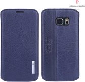 Pierre Cardin Book Case Samsung Galaxy S6 Edge - Donkerblauw