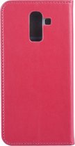 Roze hoesje Samsung Galaxy J8 (2018) Book Case - Pasjeshouder - Magneetsluiting (J810F)