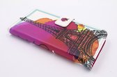 Print hoesje Galaxy S7 -Book Case- Pasjeshouder - Magneetsluiting (G930F)