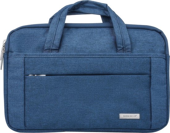 kralen Interpretatief strip Universal 14 inch Blauw Laptoptas Smooth | bol.com