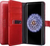 Pierre Cardin Rood hoesje Galaxy S9 Plus - Book Case - Stijlvol - Leer - Luxe cover