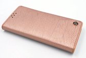 Goud hoesje voor Galaxy S7 - Book Case - Pasjeshouder - Magneetsluiting (G930F)