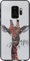 ADEL Siliconen Back Cover Softcase Hoesje Geschikt voor Samsung Galaxy S9 Plus - Giraf