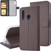 Bruin hoesje Samsung Galaxy M40 - Book Case - Pasjeshouder - Magneetsluiting (M405F)