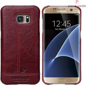 Rood hoesje van Pierre Cardin - Backcover - Samsung Galaxy S7 Edge - Echt leer