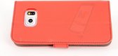 Rood hoesje voor Samsung Galaxy S6 Edge Book Case - Pasjeshouder - Magneetsluiting (G925)