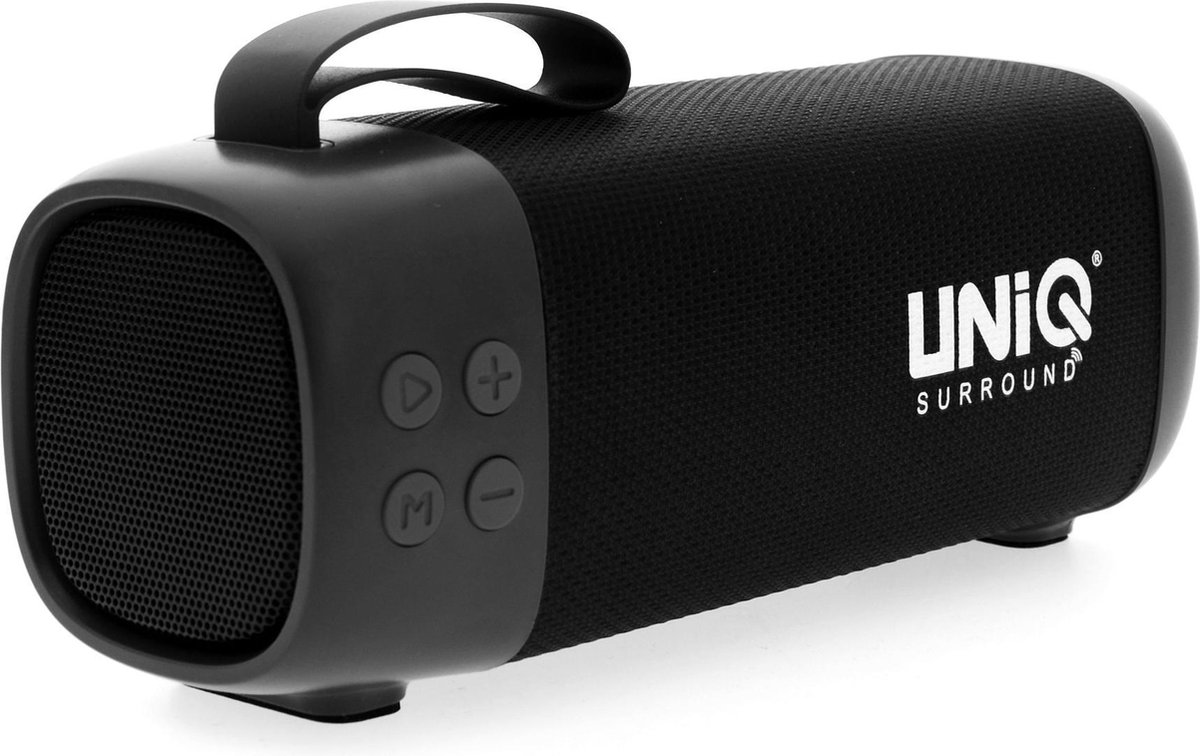 UNIQ Accessory Ibiza Bluetooth Speaker - MP3 - USB - Radio - AUX - Zwart