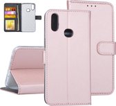 Rose Gold hoesje Samsung Galaxy A10s - Book Case - Pasjeshouder (A107F)