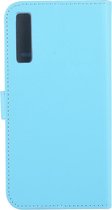 Blauw hoesje Samsung Galaxy A7 (2018) Book Case - Pasjeshouder - Magneetsluiting (A750)