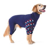 Goldpaw Onesie Hondenpyjama - Navy - Maat 12 (5-15kg)