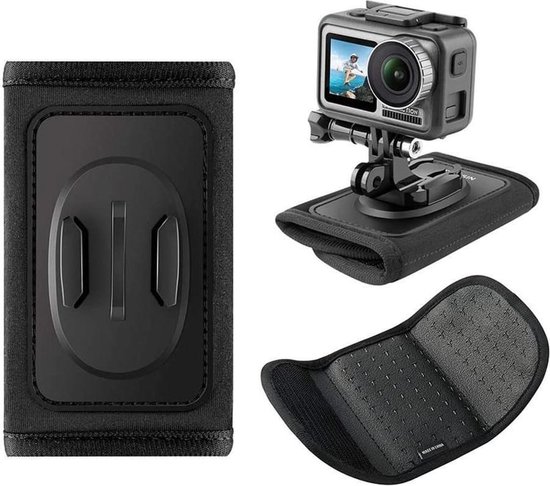 Kit de fixation Velcro clip de sac à dos de la série Pro adapté pour GoPro  / DJI OSMO... | bol.com