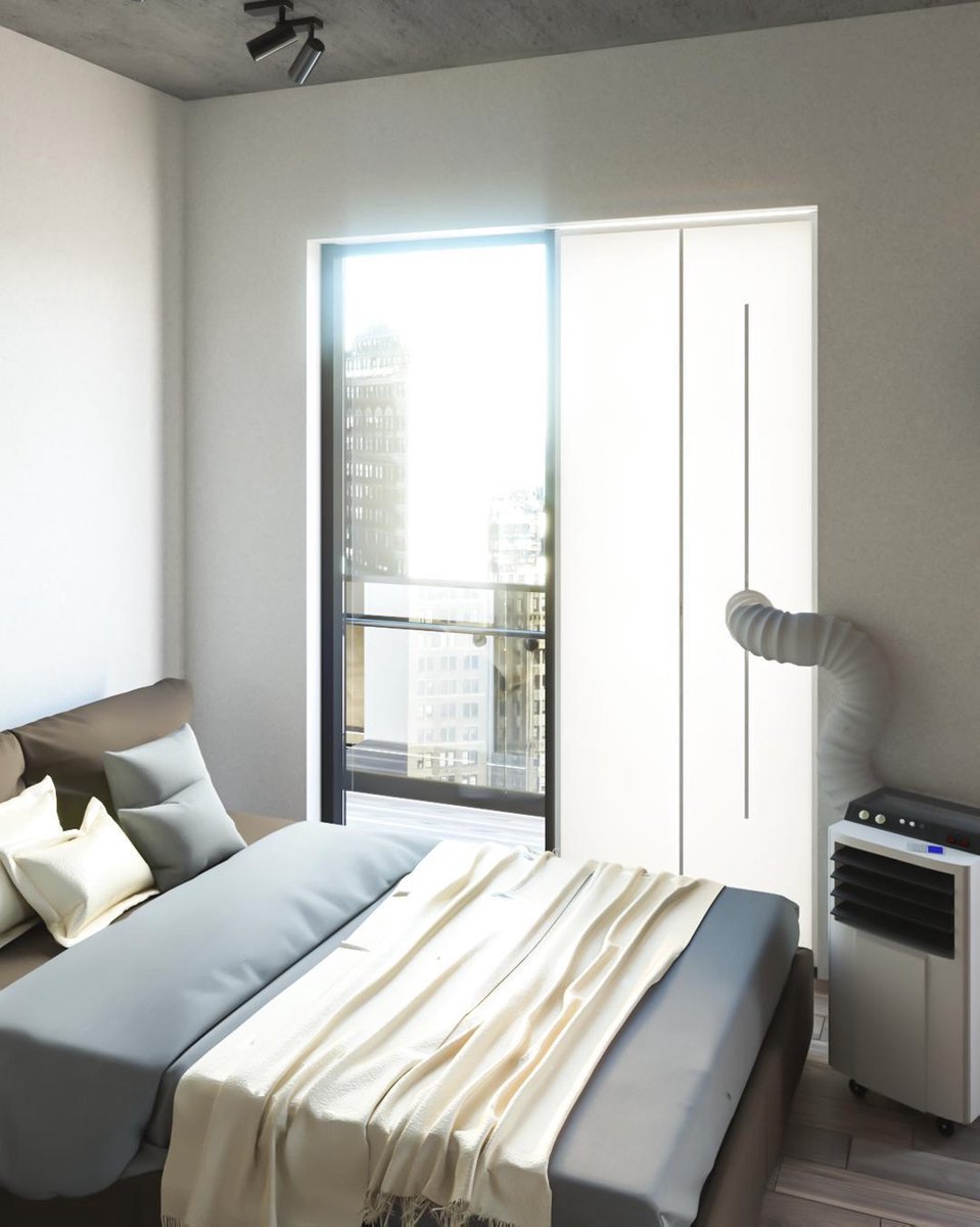 FDBW - Airco Deurafdichtingskit - 93 x 235 cm - Met Rits Sluiting