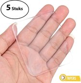 Tapers™ Nano Tape Pad 5 Stuks | Kant-En-Klaar Herbruikbare Gel Pads | Nano Tape | GekkoTape | Dubbelzijdige Tape | Superkrachtige Dubbelzijdige Plakband