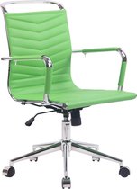Bureaustoel - Stoel - Design - In hoogte verstelbaar - Kunstleer - Groen - 56x64x102 cm