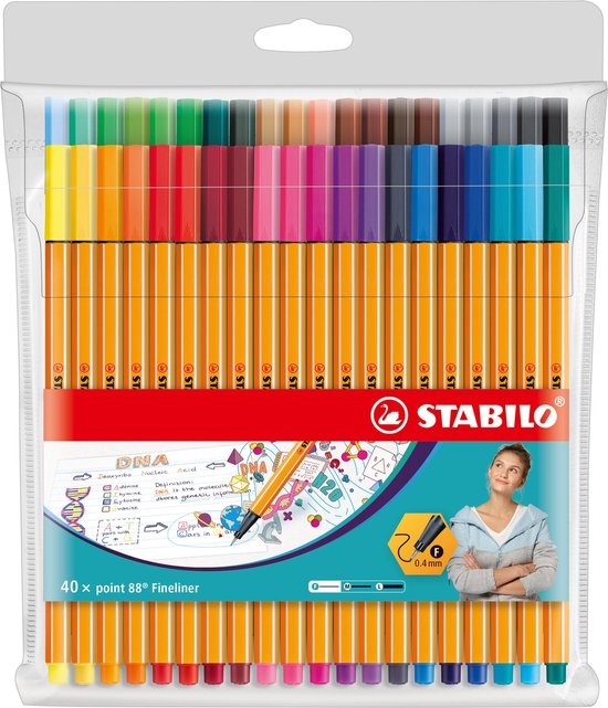 bol.com | STABILO point 88 - Fineliner 