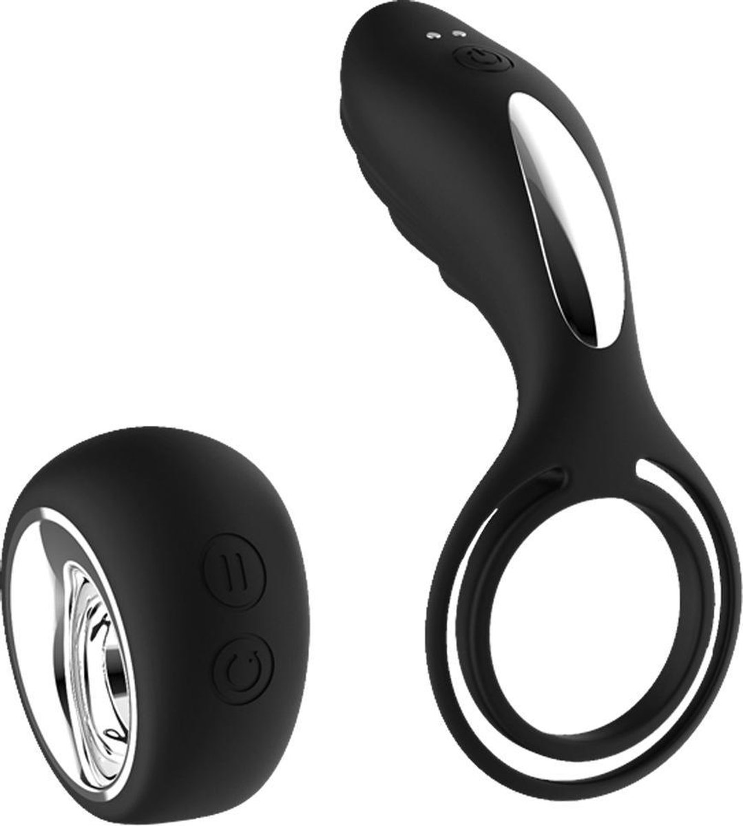 Goedkoopste Vibrerende Cockring - Midnight Magic Okeanos Remote