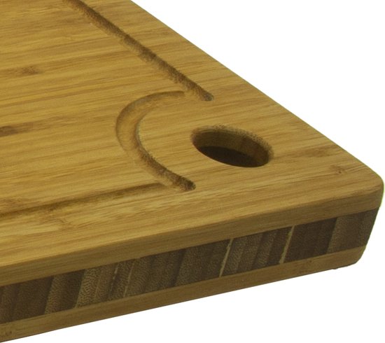 ORGA-BOX BAMBUS Schneidebretter 500 x 300 x 32 mm / 610 x 405 x 32 mm mit Silikonfüßen
