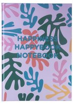 Notitieboek - Matisse - 100 pagina's - Gelijnd - Lijntjes - Elastiek - Mooi Luxe hardcover Notitieboek - Werk - Studie - Dagboek