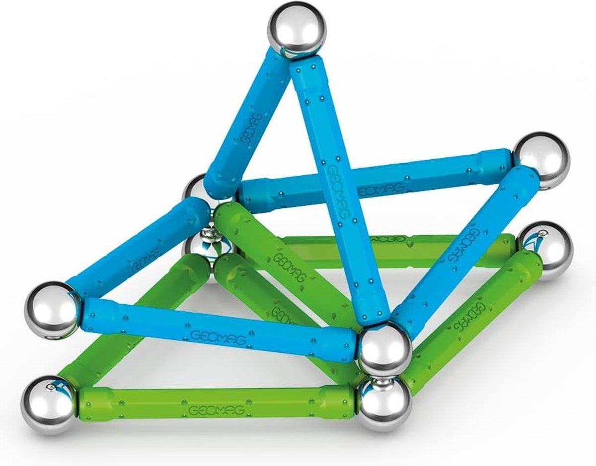 Geomag Classic Green Line Recycled - Magnetisch Constructiespeelgoed - 25-delig - Vanaf 3 jaar — afbeelding 7