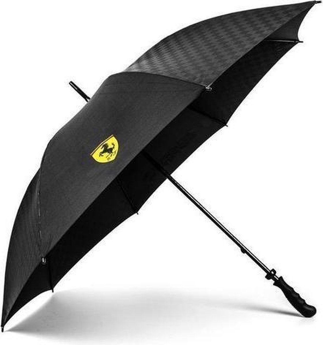 Ferrari Paraplu Scuderia 125 Cm Polyester Zwart - Ferrari