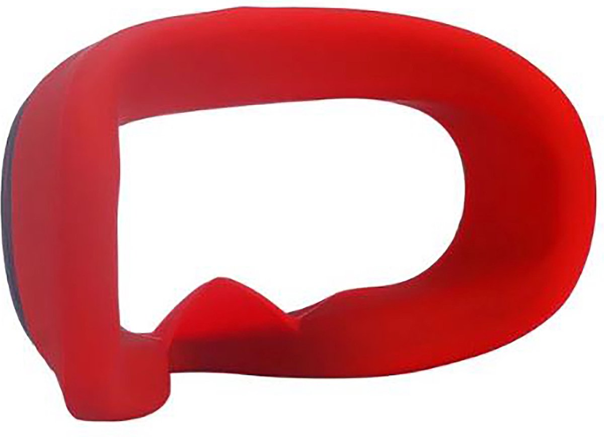 Zachte Siliconen VR Oogmasker - Kussen - Skin voor Oculus Quest | Rood | Bescherming voor VR Brillen