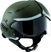 Osbe Tornado Military Matgroen  S / Pilotenhelm - Cruiserhelm