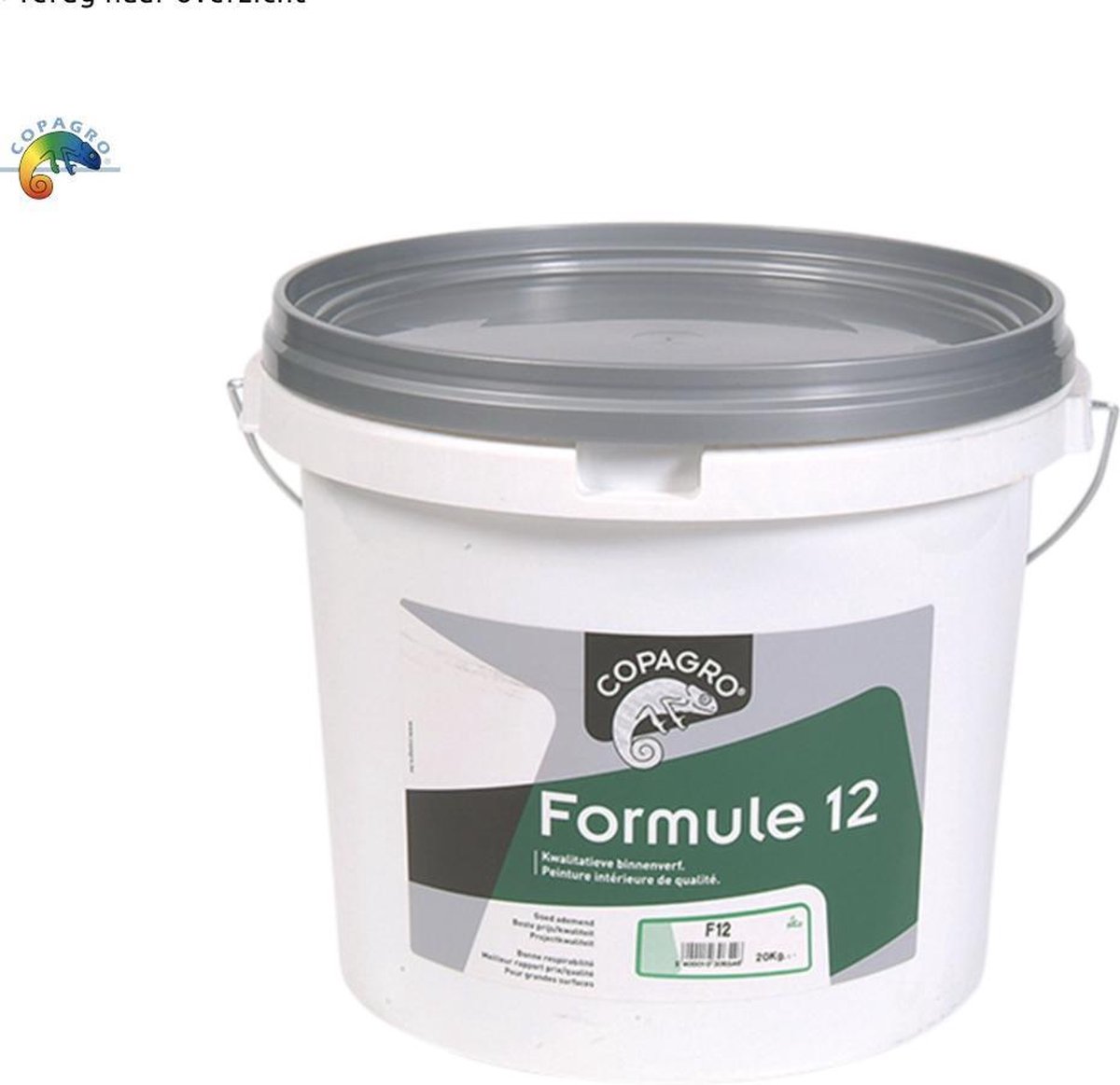 Copagro Formule 12 - 10 l - Wit - Afwerkingslaag