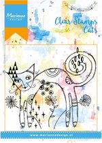 Clear stamps » Mix Media » Mm1612 Clear stamp Skinny cat